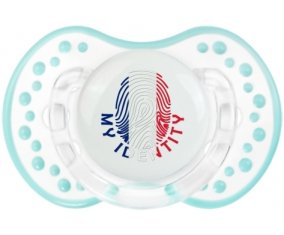 Empreinte My Identity Wallis et Futuna Sucette LOVI Dynamic Retro-blanc-lagon classique