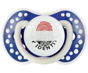 Empreinte My Identity Yémen Sucette LOVI Dynamic Bleu-marine phosphorescente
