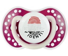 Empreinte My Identity Yémen Sucette LOVI Dynamic Fuchsia phosphorescente