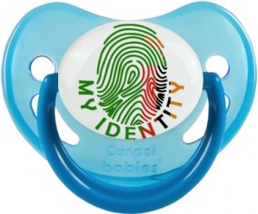 Empreinte My Identity Zambie Tétine Physiologique Bleue phosphorescente