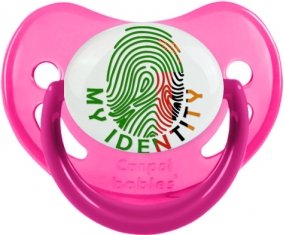 Empreinte My Identity Zambie Tétine Physiologique Rose phosphorescente
