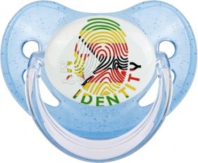 Empreinte My Identity Zimbabwe Sucete Physiologique Bleue à paillette