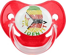 Empreinte My Identity Zimbabwe Sucete Physiologique Rouge à paillette