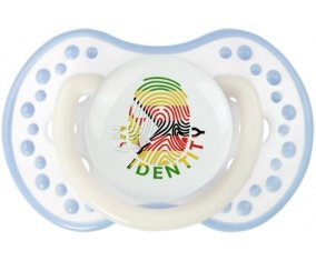 Empreinte My Identity Zimbabwe Tétine LOVI Dynamic Blanc-cyan classique