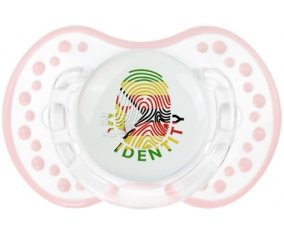 Empreinte My Identity Zimbabwe Tétine LOVI Dynamic Retro-blanc-rose-tendre classique