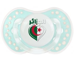 Algérie en arabe + cœur Sucette LOVI Dynamic Retro-turquoise-lagon classique