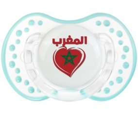 Maroc en arabe + cœur Sucete LOVI Dynamic Retro-blanc-lagon classique
