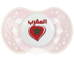 Maroc en arabe + cœur Sucete LOVI Dynamic Retro-rose-tendre classique