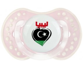 Libye en arabe + cœur Sucette LOVI Dynamic Retro-rose-tendre classique
