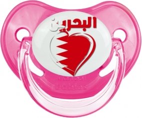 Bahreïn en arabe + cœur Sucete Physiologique Rose classique