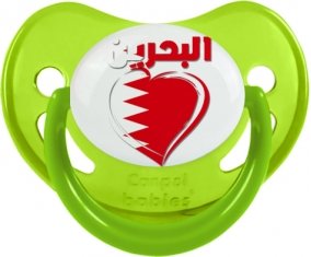 Bahreïn en arabe + cœur Sucete Physiologique Vert phosphorescente
