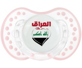 Irak en arabe + cœur Sucette LOVI Dynamic Retro-blanc-rose-tendre classique