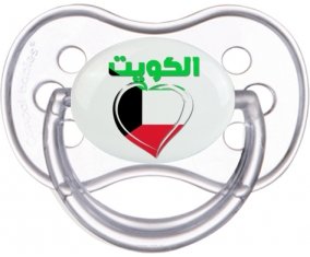 Koweït en arabe + cœur Sucete Anatomique Transparente classique