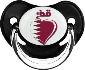 Qatar en arabe + cœur Sucete Physiologique Noir classique