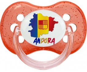 Andora maps Sucette Cerise Rouge à paillette