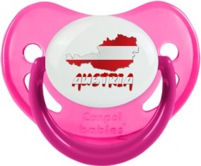 Austria maps Sucette Physiologique Rose phosphorescente