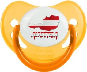 Austria maps Sucette Physiologique Jaune phosphorescente
