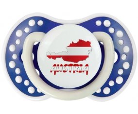 Austria maps Sucette LOVI Dynamic Bleu-marine phosphorescente