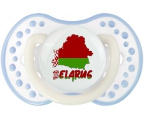 Belarus maps Sucette LOVI Dynamic Blanc-cyan classique
