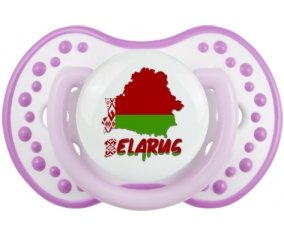 Belarus maps Sucette LOVI Dynamic Blanc-mauve classique