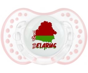 Belarus maps Sucette LOVI Dynamic Retro-blanc-rose-tendre classique