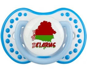 Belarus maps Sucette LOVI Dynamic Blanc-bleu phosphorescente