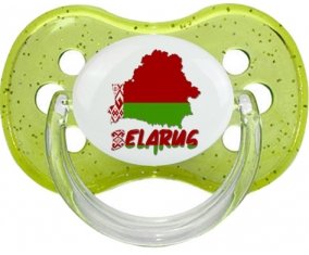 Belarus maps Tétine Cerise Vert à paillette