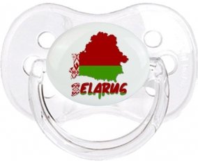 Belarus maps Tétine Cerise Transparent classique