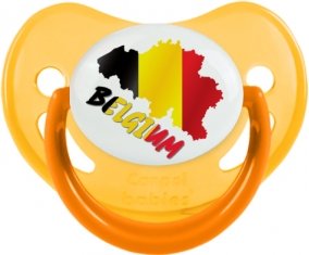 Belgium maps Tétine Physiologique Jaune phosphorescente