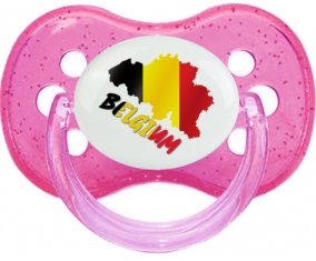 Belgium maps Sucete Cerise Rose à paillette