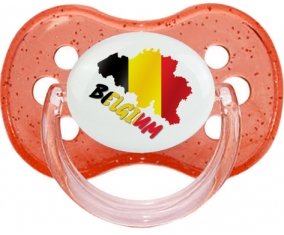 Belgium maps Sucete Cerise Rouge à paillette