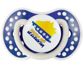 Bosnia and Herzegovina maps Tétine LOVI Dynamic Bleu-marine phosphorescente