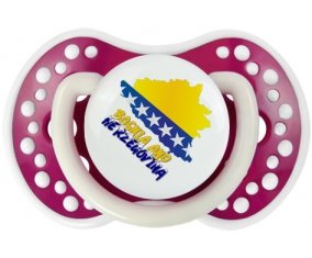 Bosnia and Herzegovina maps Tétine LOVI Dynamic Fuchsia phosphorescente
