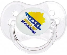 Bosnia and Herzegovina maps Sucette Cerise Transparent classique