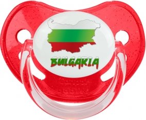 Bulgaria maps Sucette Physiologique Rouge à paillette