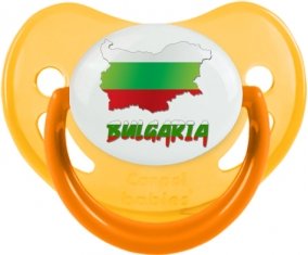 Bulgaria maps Sucette Physiologique Jaune phosphorescente
