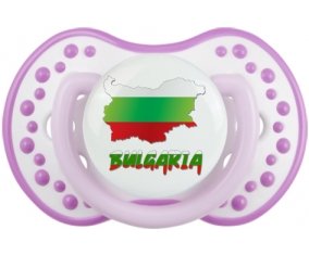 Bulgaria maps Sucette LOVI Dynamic Blanc-mauve classique