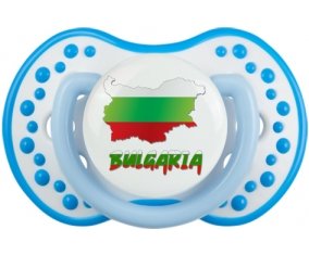 Bulgaria maps Sucette LOVI Dynamic Blanc-bleu phosphorescente