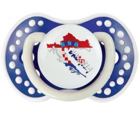 Croatia maps Sucette LOVI Dynamic Bleu-marine phosphorescente