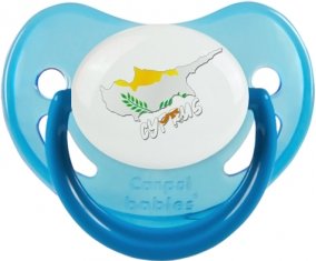 Cyprus maps Tétine Physiologique Bleue phosphorescente