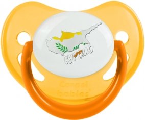Cyprus maps Tétine Physiologique Jaune phosphorescente