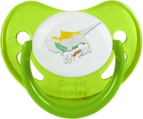 Cyprus maps Tétine Physiologique Vert phosphorescente