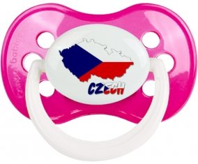 Czech maps Sucette Anatomique Rose foncé classique