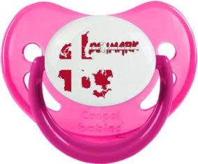 Denmark maps Sucette Physiologique Rose phosphorescente