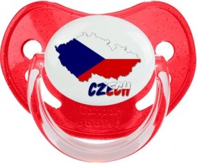 Czech maps Sucete Physiologique Rouge à paillette