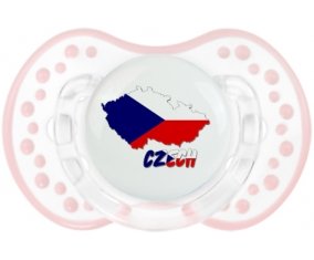 Czech maps Tétine LOVI Dynamic Retro-blanc-rose-tendre classique