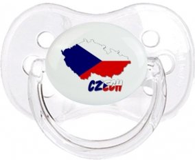 Czech maps Sucette Cerise Transparent classique