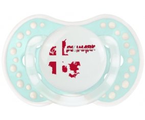 Denmark maps Sucette LOVI Dynamic Retro-turquoise-lagon classique