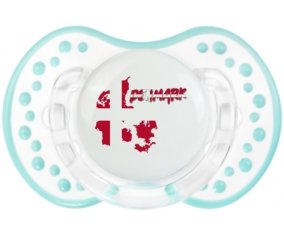 Denmark maps Sucette LOVI Dynamic Retro-blanc-lagon classique