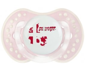 Denmark maps Sucette LOVI Dynamic Retro-rose-tendre classique